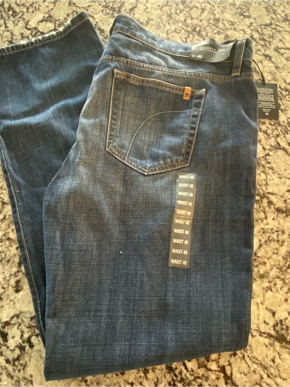 Joe's Jeans Men's Straight Dark Blue Denim